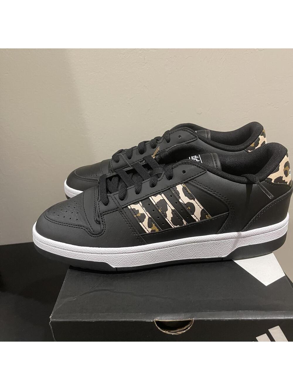 Adidas Break Start Low Sneakers - Black Cheetah - W 8.5 - New w Box